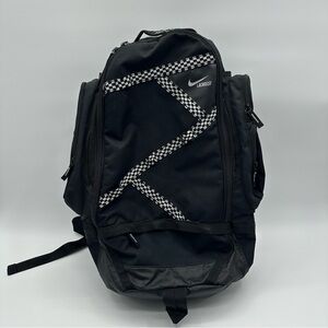 NIKE Face Off Game Day Lacrosse Backpack Equipment Bag - Black - Large Sports
